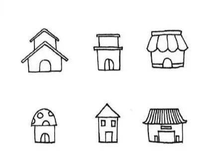 房子的简笔画 房子的简笔画儿童画