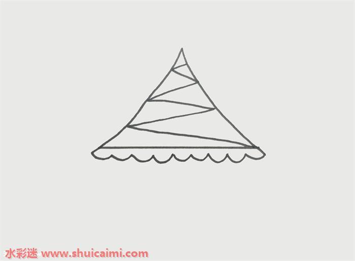 旋转木马怎么画 旋转木马简笔画彩色