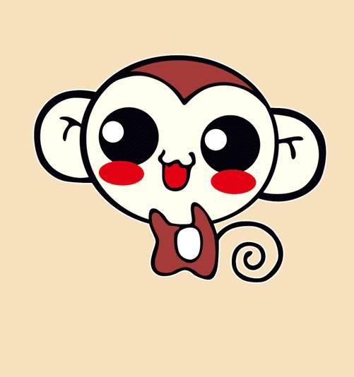 猴子简笔画图片大全 猴子简笔画图片