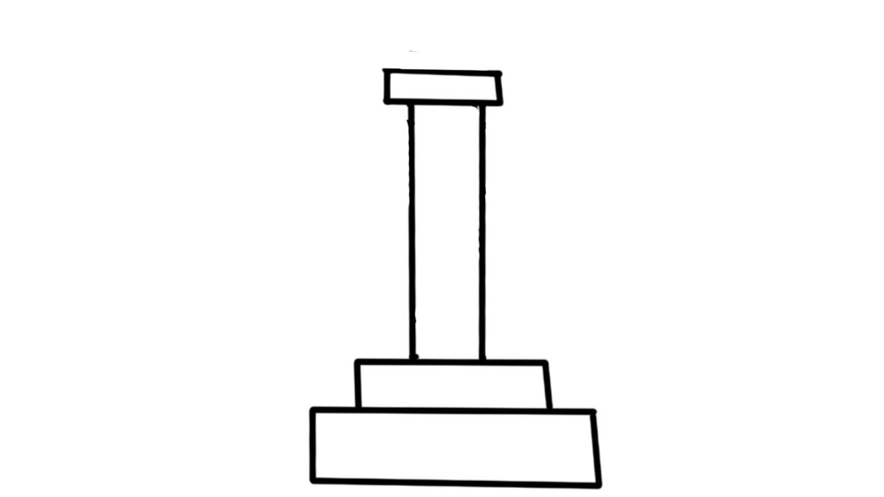 华表简笔画怎么画 华表简笔画步骤