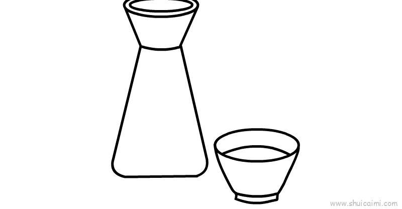 雄黄酒儿童画怎么画 雄黄酒简笔画图片