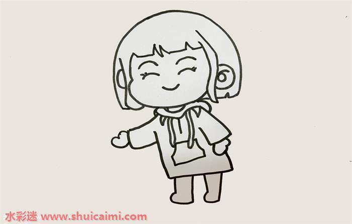狄淇儿怎么画 简单的狄淇儿简笔画教程