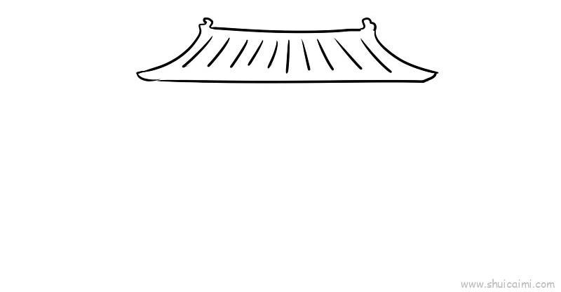 故宫儿童画怎么画 故宫简笔画步骤