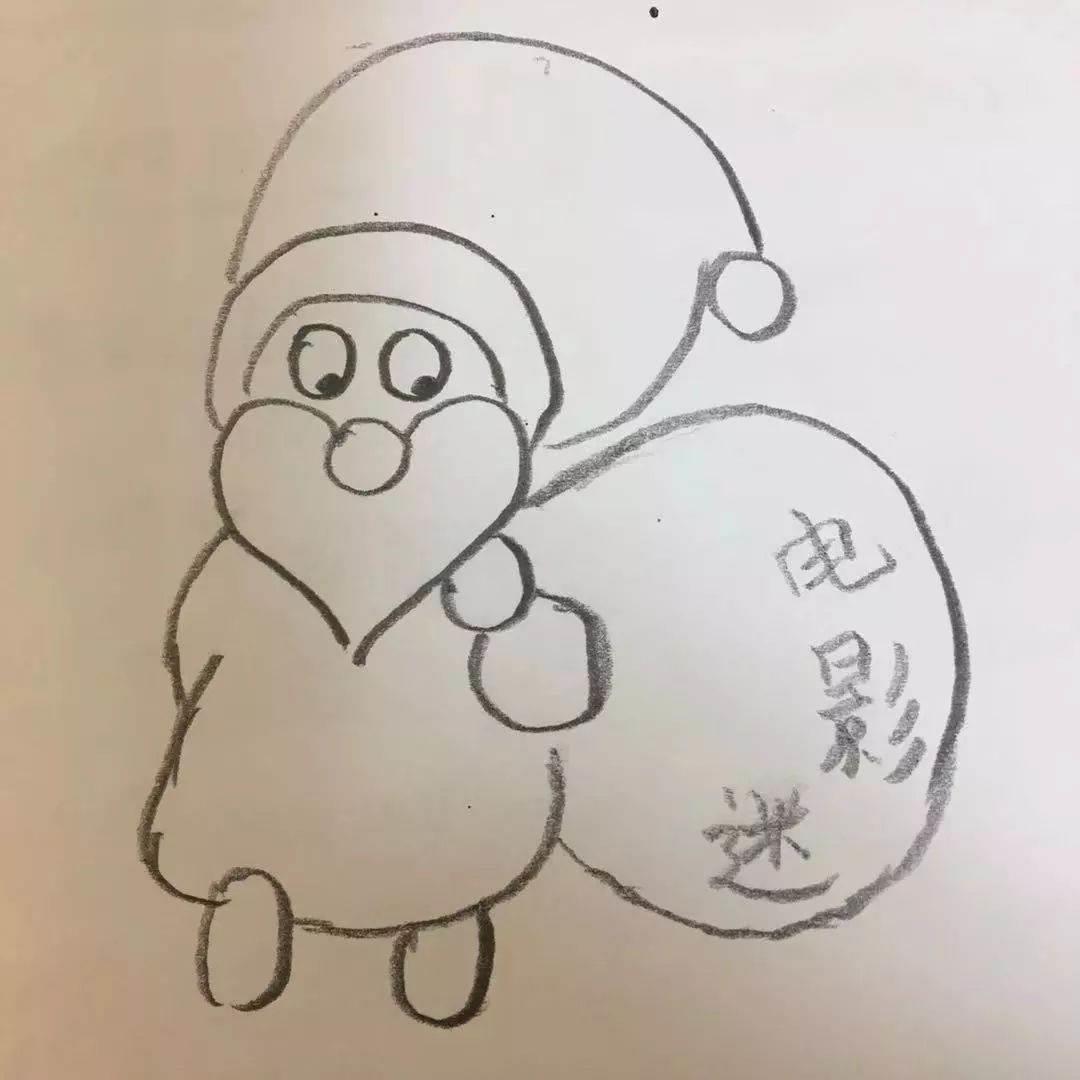 圣诞老人简笔画图片大全 圣诞老人简笔画图片大全场景彩色