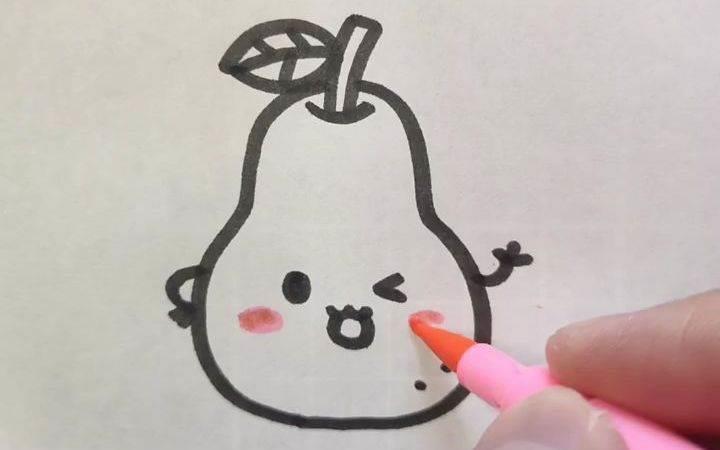 梨简笔画 梨简笔画怎么画
