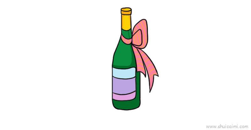 元旦啤酒儿童画怎么画 元旦啤酒简笔画图片大全