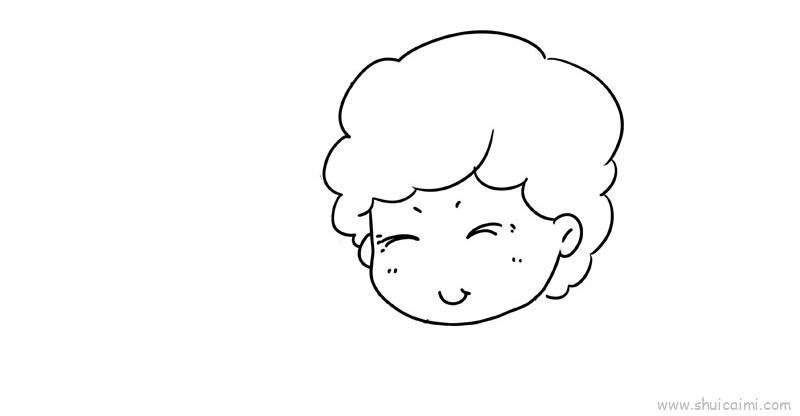 给妈妈捶背儿童画怎么画 给妈妈捶背简笔画简单