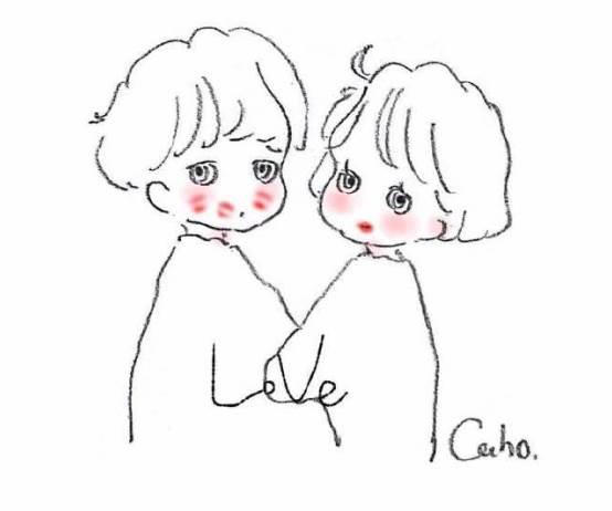 情侣简笔画图片大全可爱 情侣简笔画图片大全可爱简单