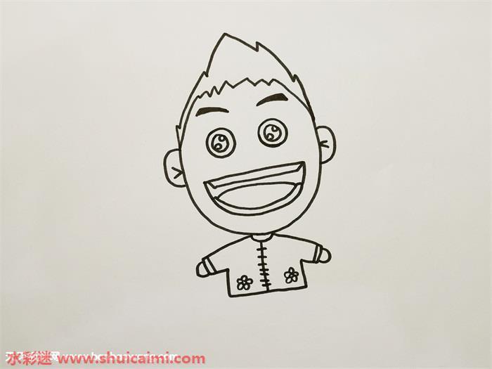 新郎怎么画 新郎简笔画画法