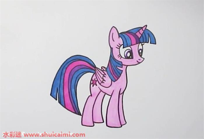 紫悦公主怎么画 紫悦公主简笔画图片