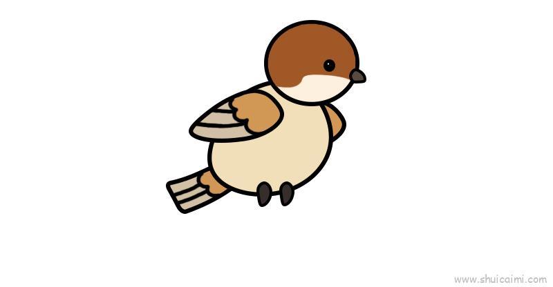 鸟儿童画怎么画 鸟简笔画好看
