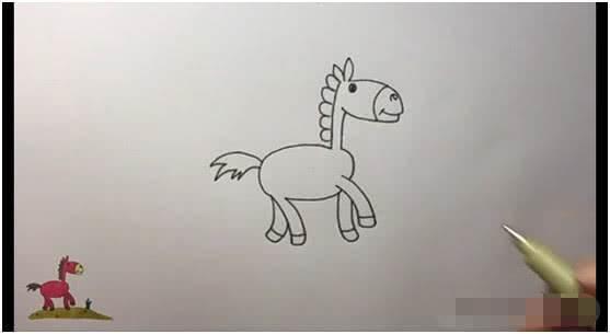 小毛驴简笔画 小毛驴简笔画图片大全涂色