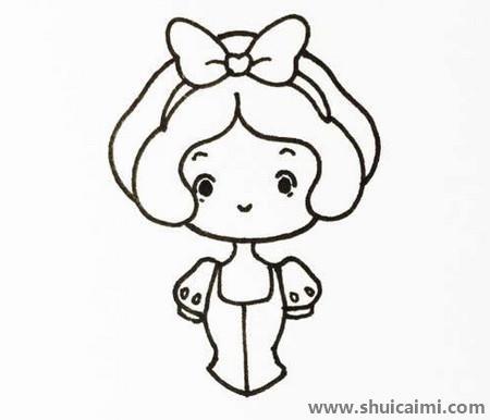 白雪公主图儿童简笔画