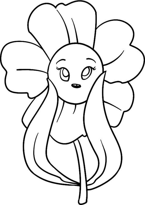 害羞的花儿简笔画怎么画 害羞的花儿简笔画顺序