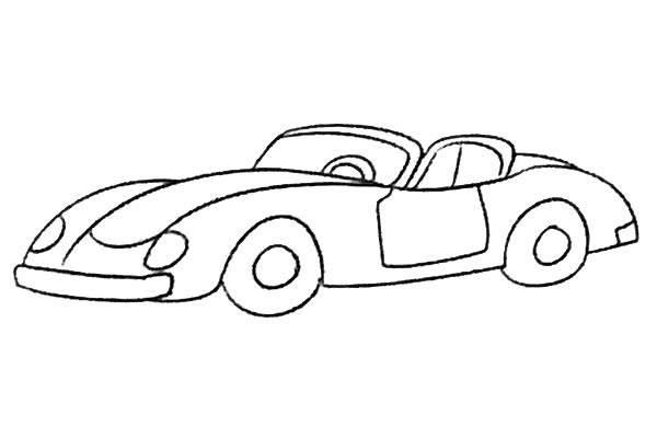 跑车简笔画 跑车简笔画儿童画