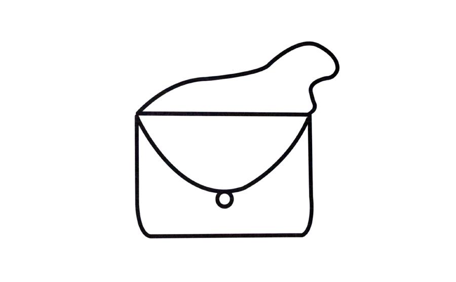 画小包包的简笔画（儿童简笔画包包）