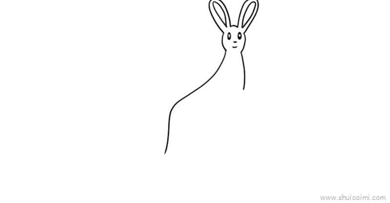 袋鼠儿童画怎么画 袋鼠简笔画图片