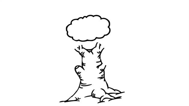 榕树简笔画怎么画 榕树简笔画步骤