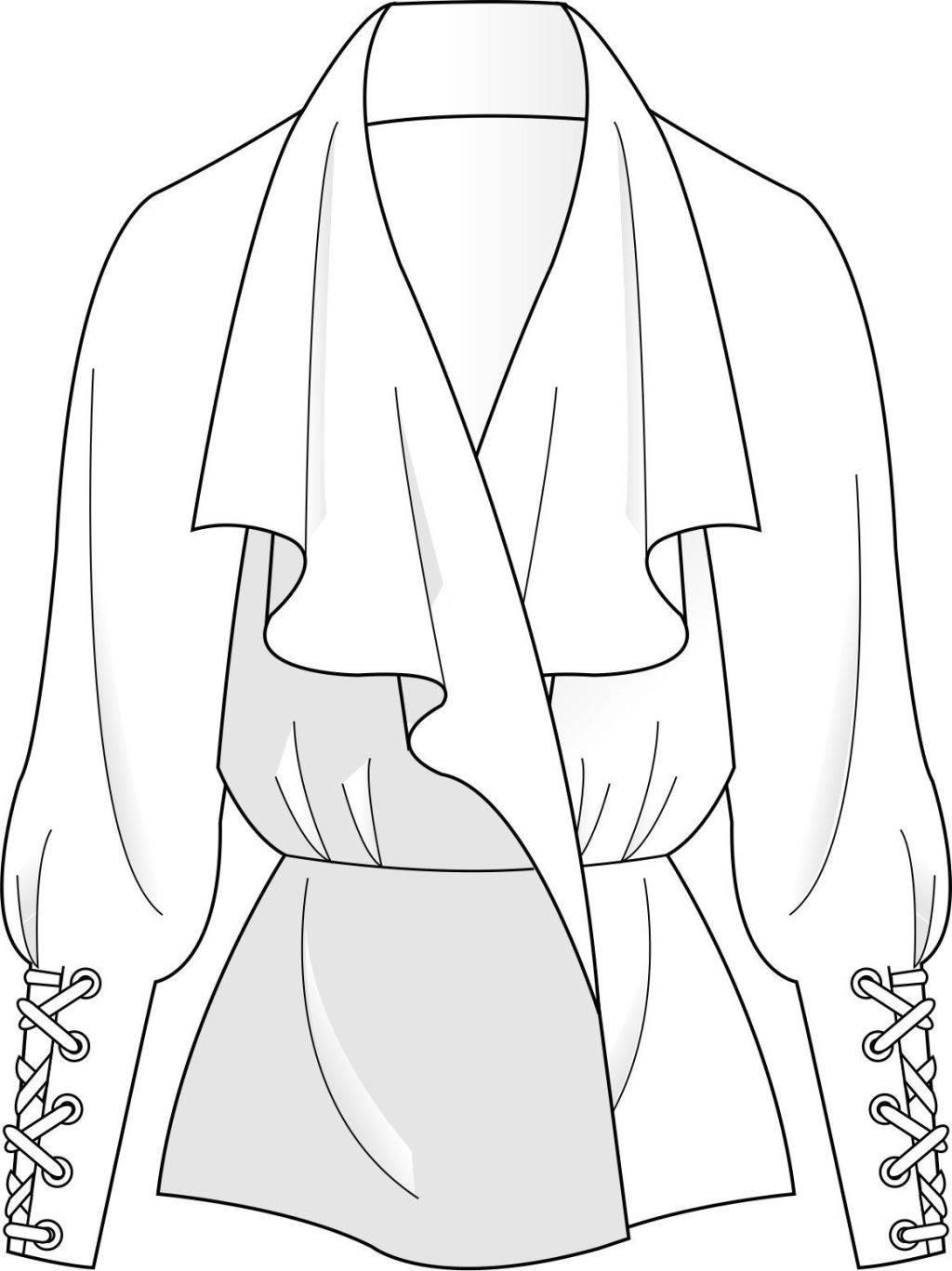 打结衣服简笔画 打衣服教程简笔画