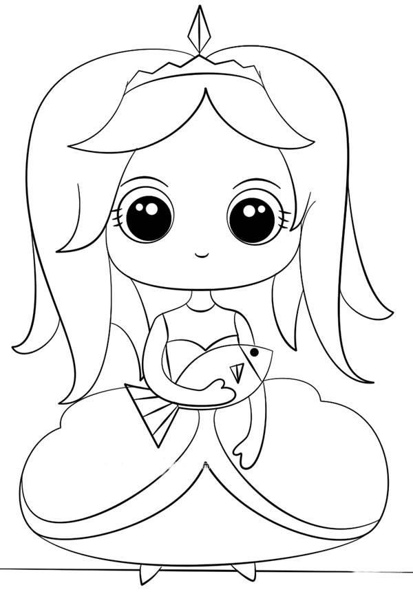 简笔画小公主 简笔画小公主怎么画