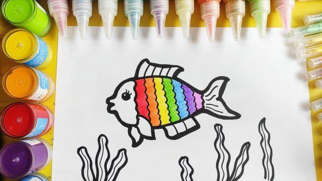 小鱼的简笔画 小鱼的简笔画可爱