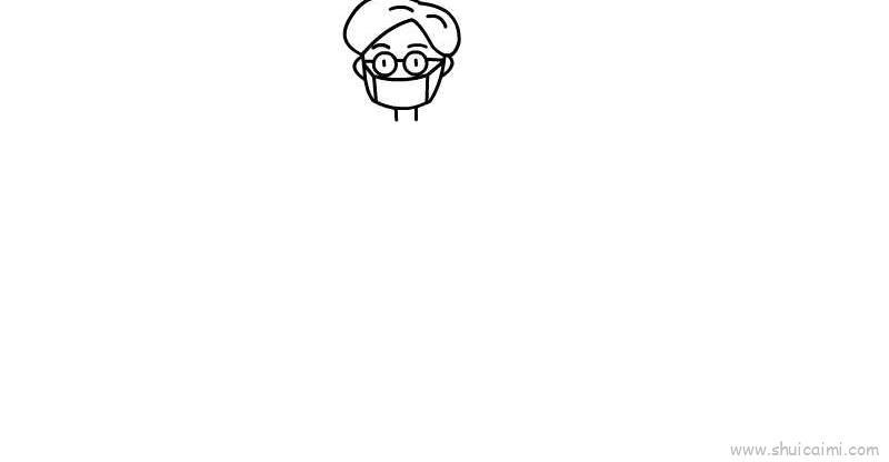 男医生儿童画怎么画 男医生简笔画图片