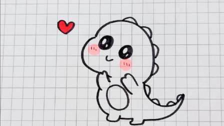 小恐龙简笔画 小恐龙简笔画图片可爱