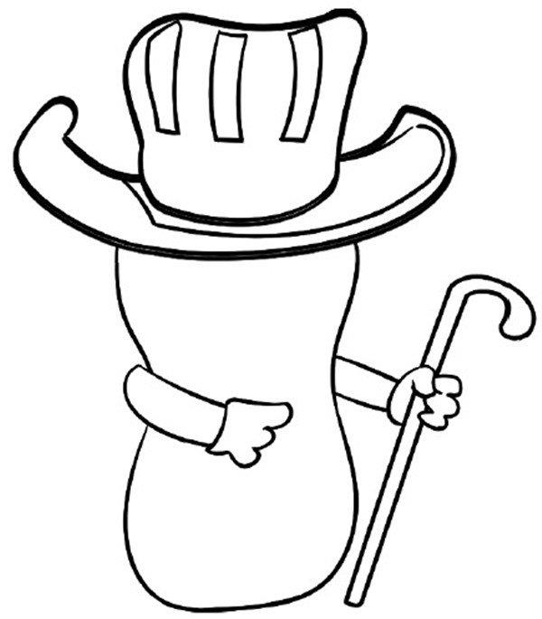 花生绅士简笔画怎么画 花生绅士简笔画简单又好看