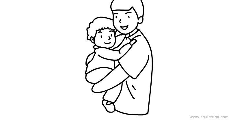 父亲节主题儿童画怎么画 父亲节主题简笔画顺序