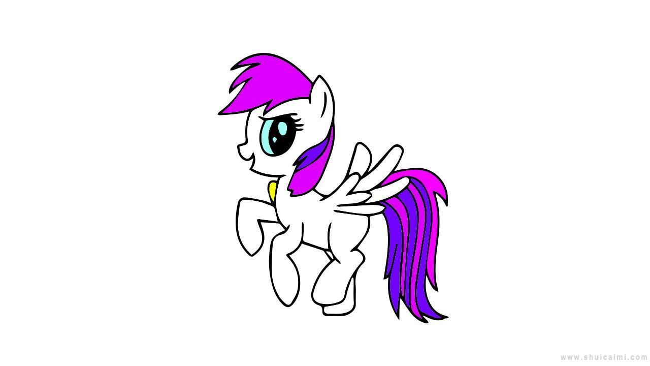 小马宝丽简笔画怎么画 小马宝丽简笔画简单