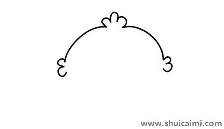 可爱小猴子儿童简笔画