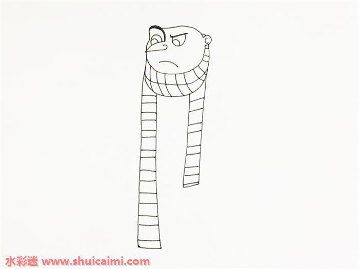 神偷奶爸格鲁怎么画 神偷奶爸格鲁简笔画简单又漂亮