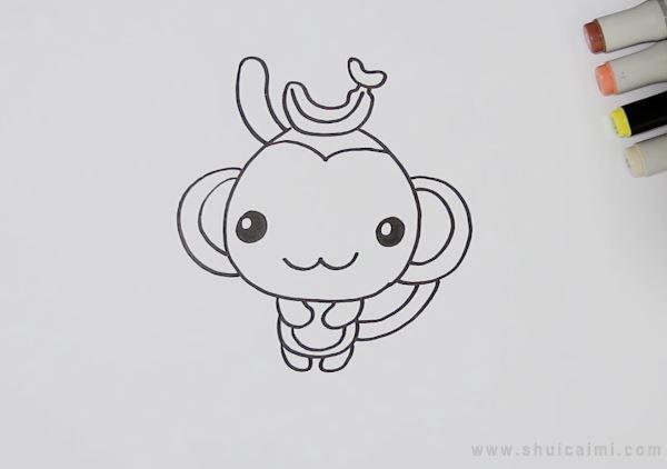 猴子简笔画怎么画 猴子简笔画顺序