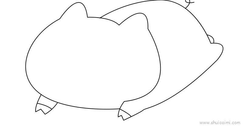 猪儿童画怎么画 猪简笔画顺序