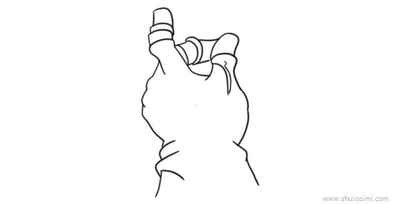 无限手套儿童画怎么画 无限手套简笔画简单又好看