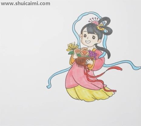 嫦娥简笔画怎么画 嫦娥简笔画简单