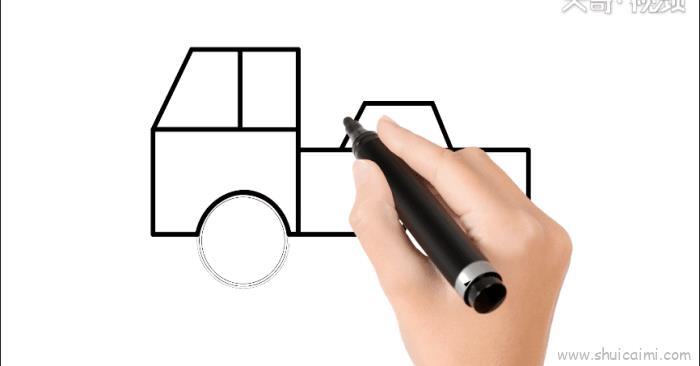 工程车儿童画怎么画 工程车简笔画图片大全