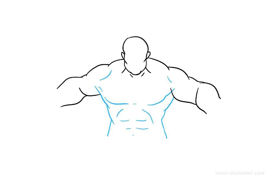 绿巨人怎么画 绿巨人简笔画步骤