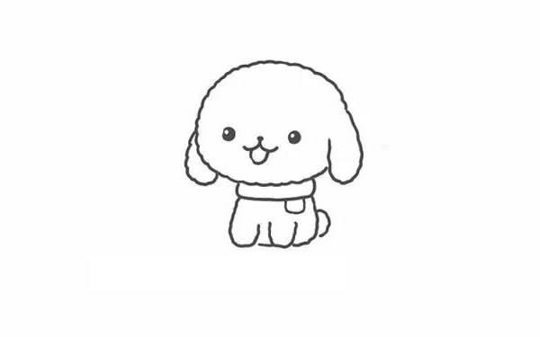 简笔画狗 简笔画狗的画法最简单