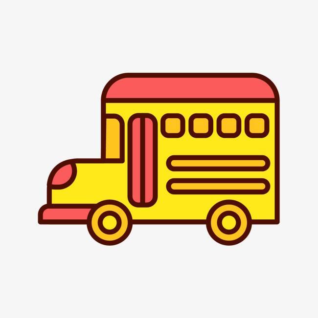 校车简笔画 校车简笔画图片