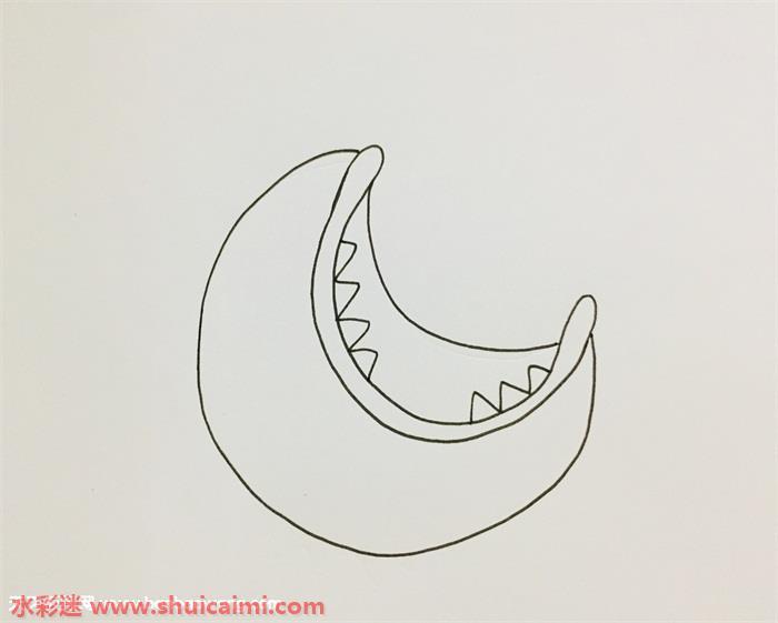 食人花怎么画 食人花简笔画图片带颜色