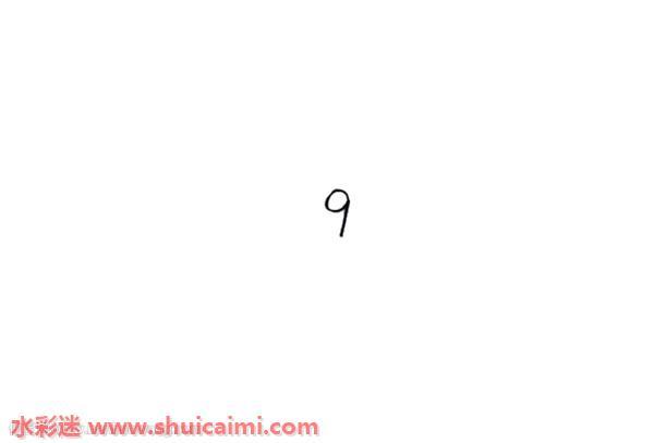 用数字画海豹怎么画 海豹简笔画步骤图