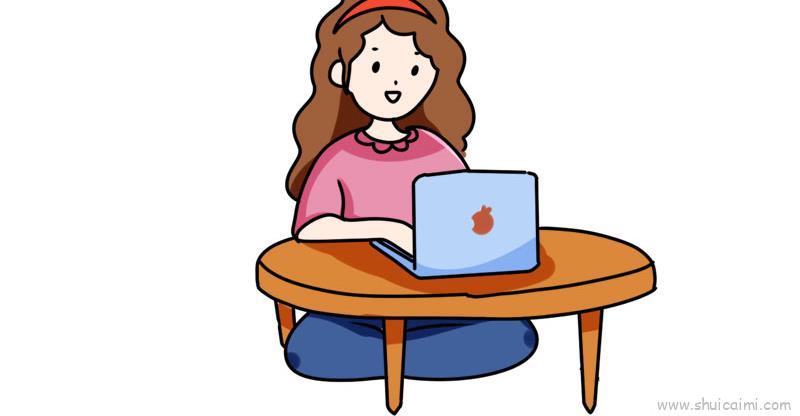 抵制网络诈骗儿童画怎么画 抵制网络诈骗简笔画画法