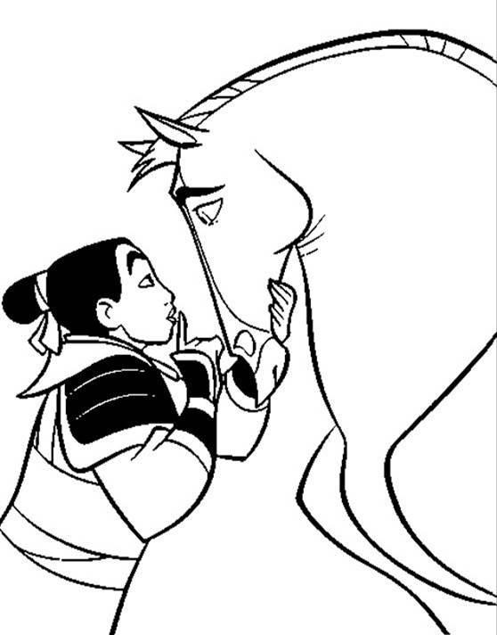 花木兰简笔画 花木兰简笔画简单又漂亮