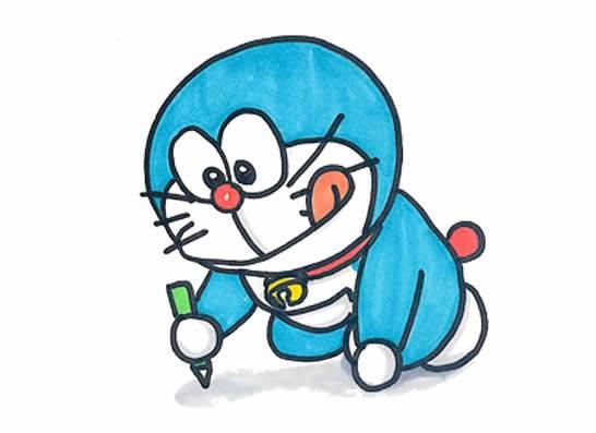 简笔画哆啦a梦 卡通简笔画哆啦a梦