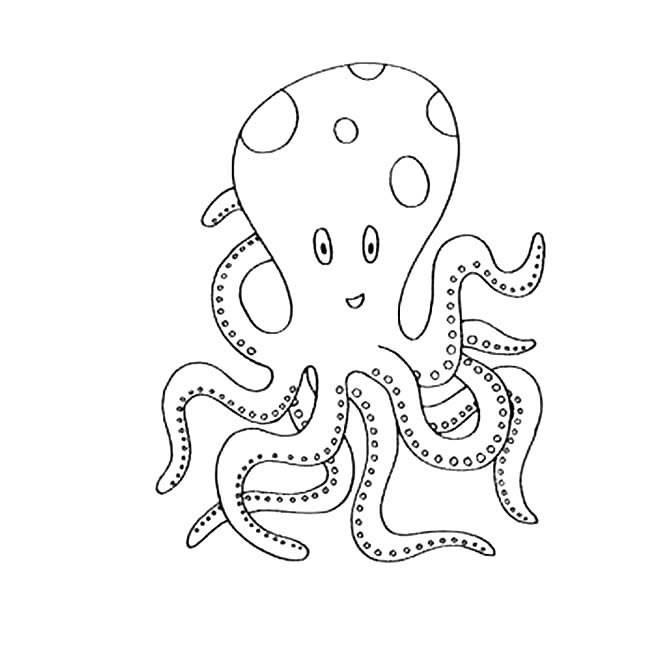 章鱼简笔画图片大全 章鱼简笔画图片大全彩色可爱