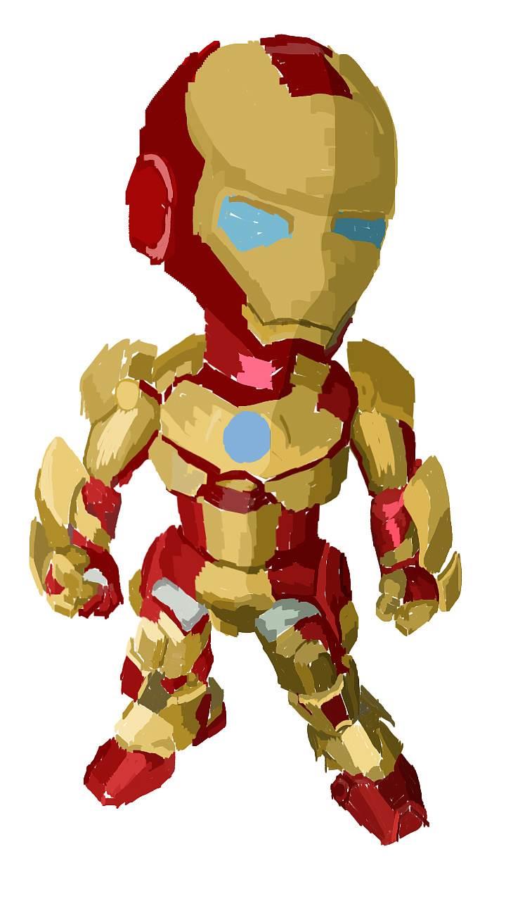 钢铁侠简笔画 钢铁侠简笔画儿童画