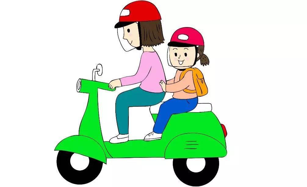 电动车 简笔画 电动车简笔画儿童简笔画