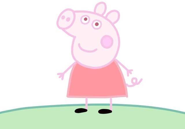 简笔画小猪佩奇 简笔画小猪佩奇涂色