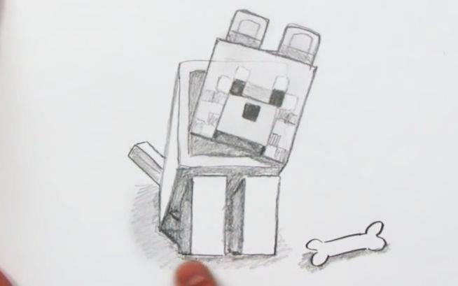 我的世界简笔画 我的世界简笔画武器人物僵尸
